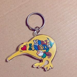 New Zealand Kiwi Key Chain
